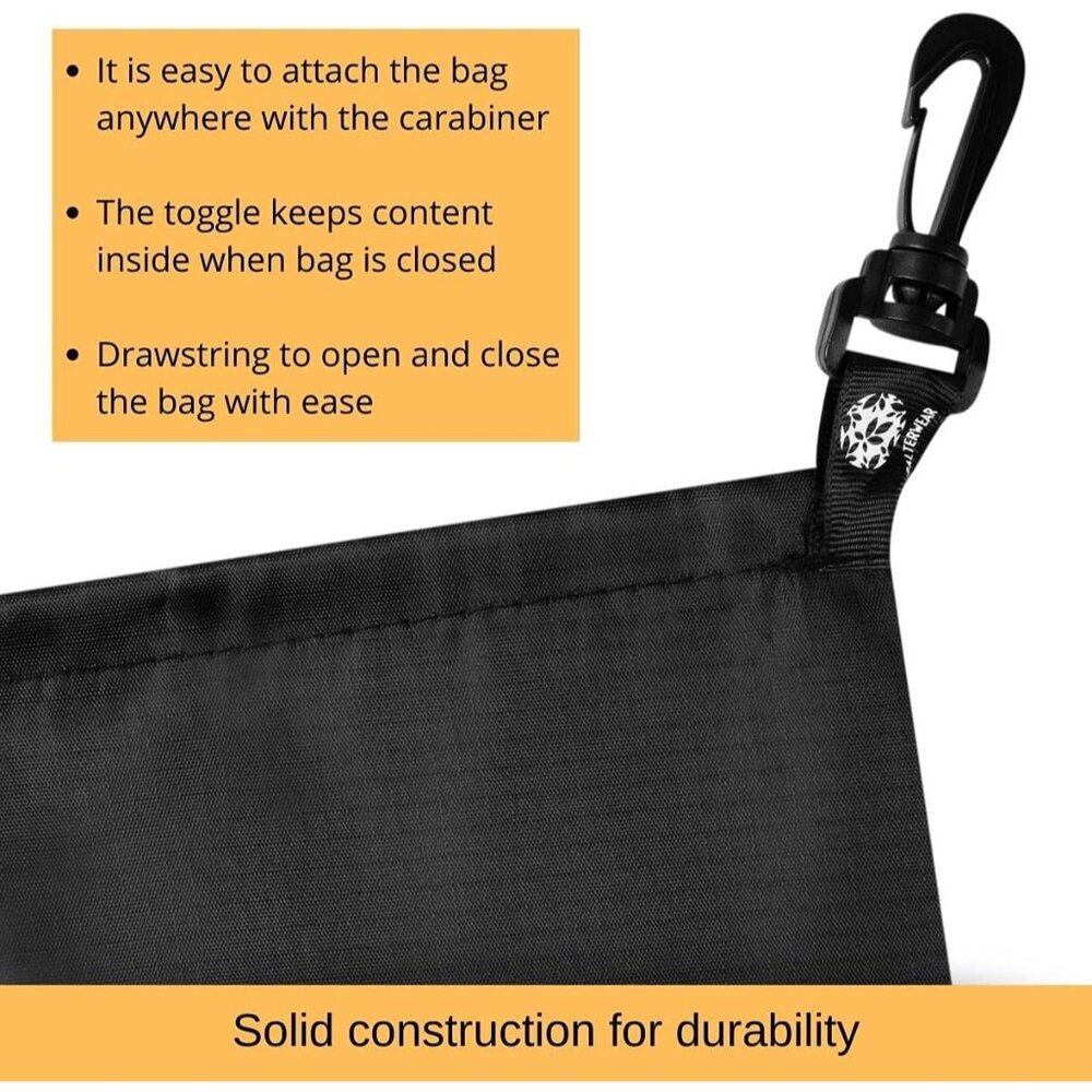 Multi-Functional Drawstring Bags - Set Of 5 Nylon… - image 6